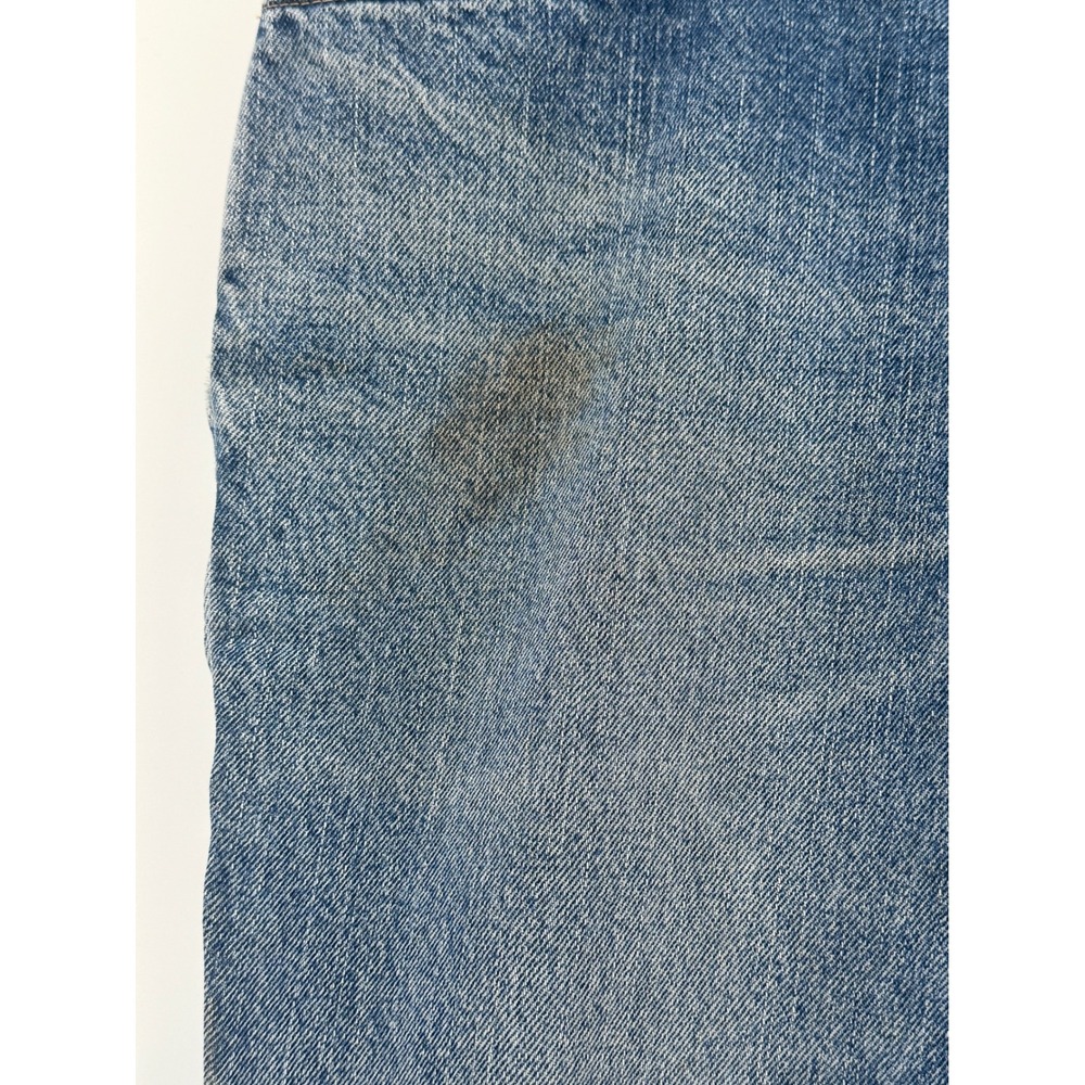 Carhartt FR Jeans Mens 36x30 Blue Solid Straight Fit‎ Vintage Workwear Denim - Picture 6 of 6